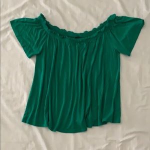 Emerald green ladies top